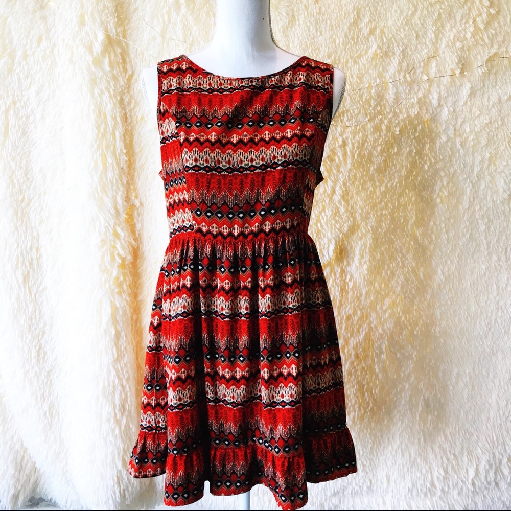 Vintage Aztec Dress